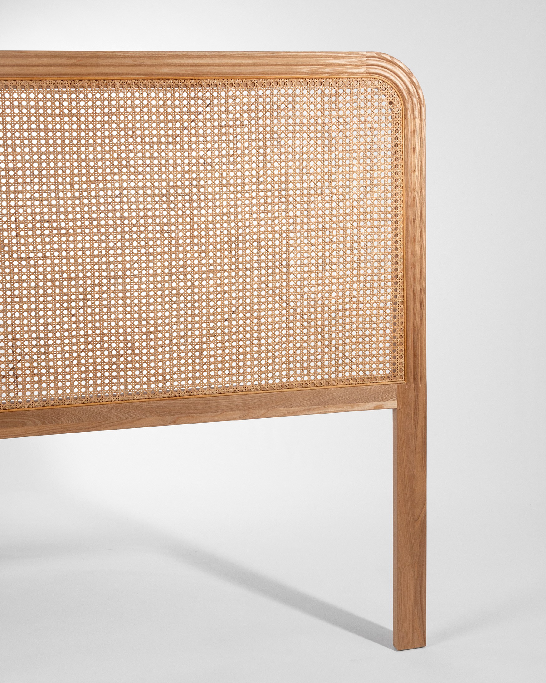 Headboard Rias of ash with rattan (90 cm bed)