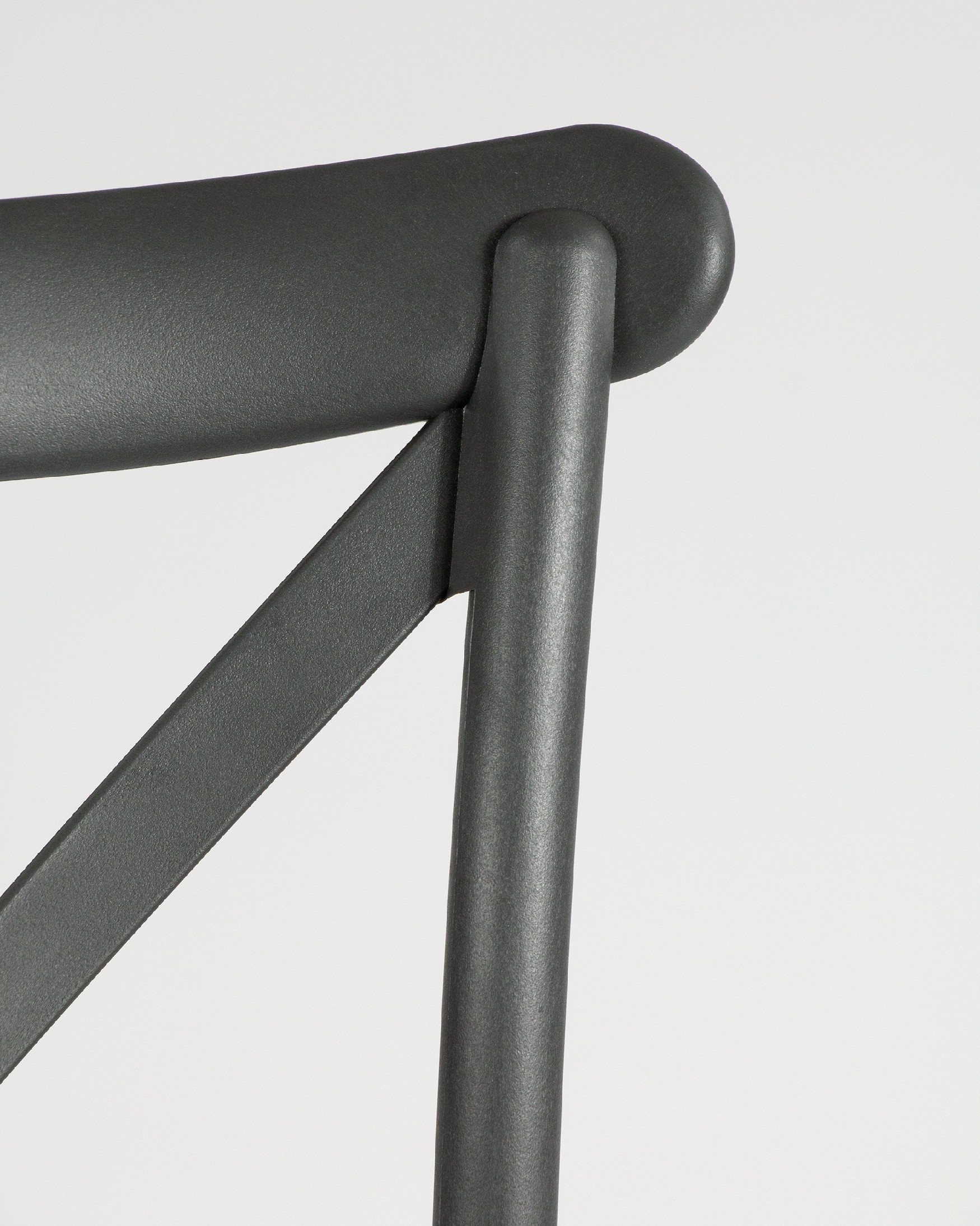 Chaise Roma en polypropylène graphite