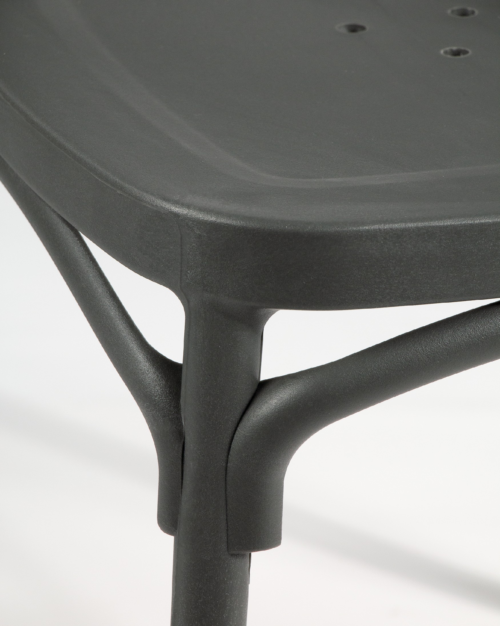 Chaise Roma en polypropylène graphite