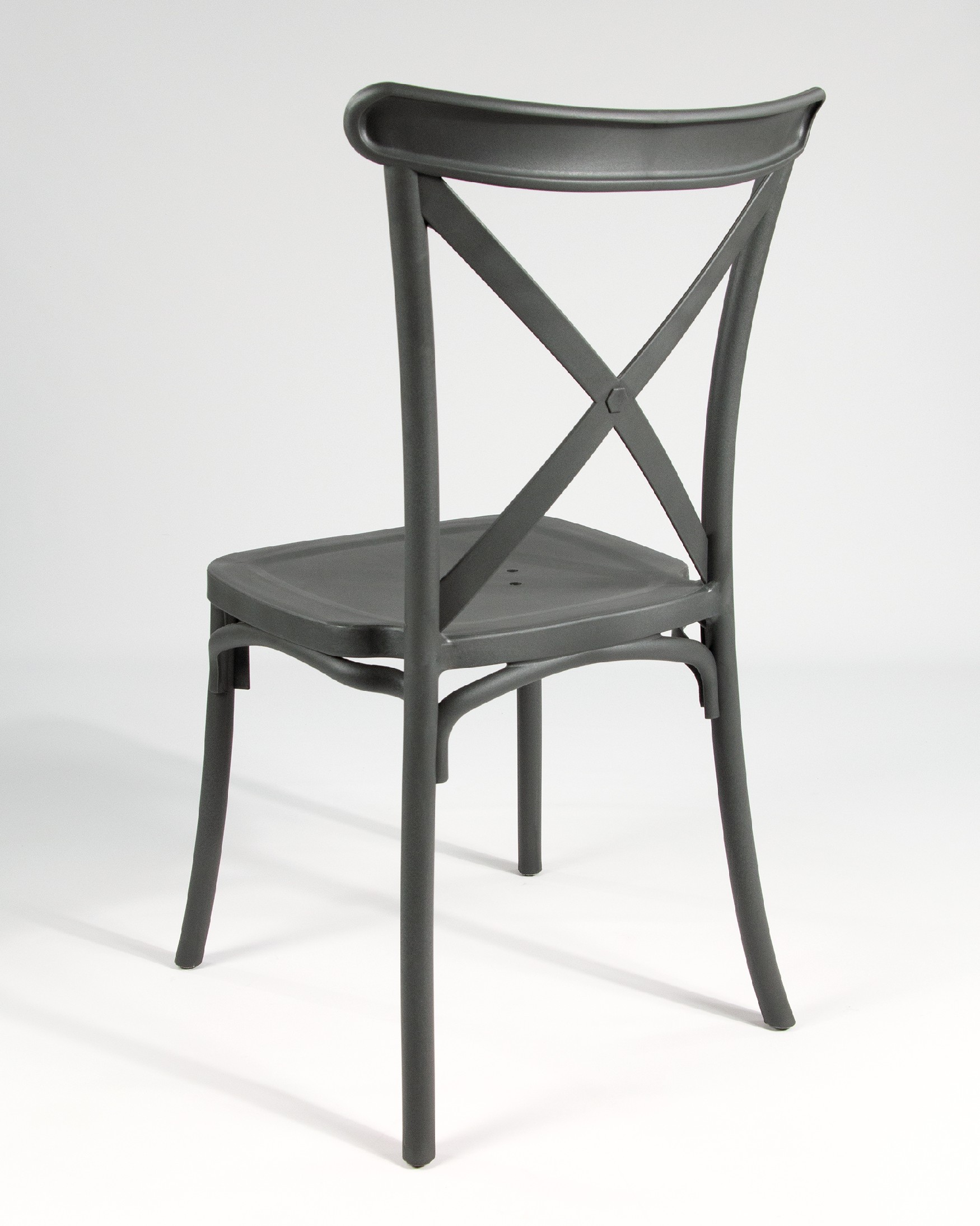 Chaise Roma en polypropylène graphite