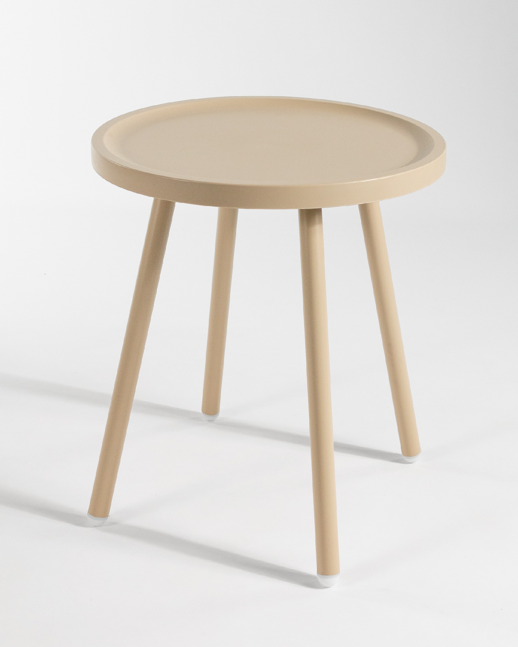 Saba auxiliary table sand Ø 40 cm