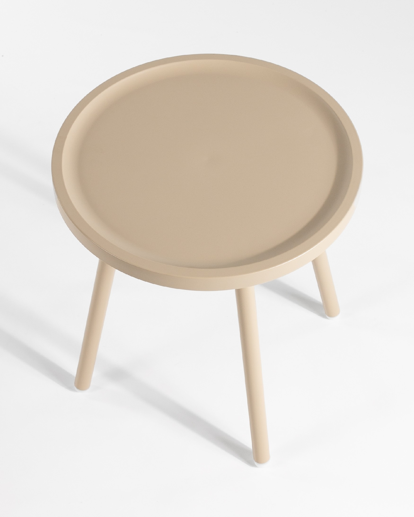 Saba auxiliary table sand Ø 40 cm