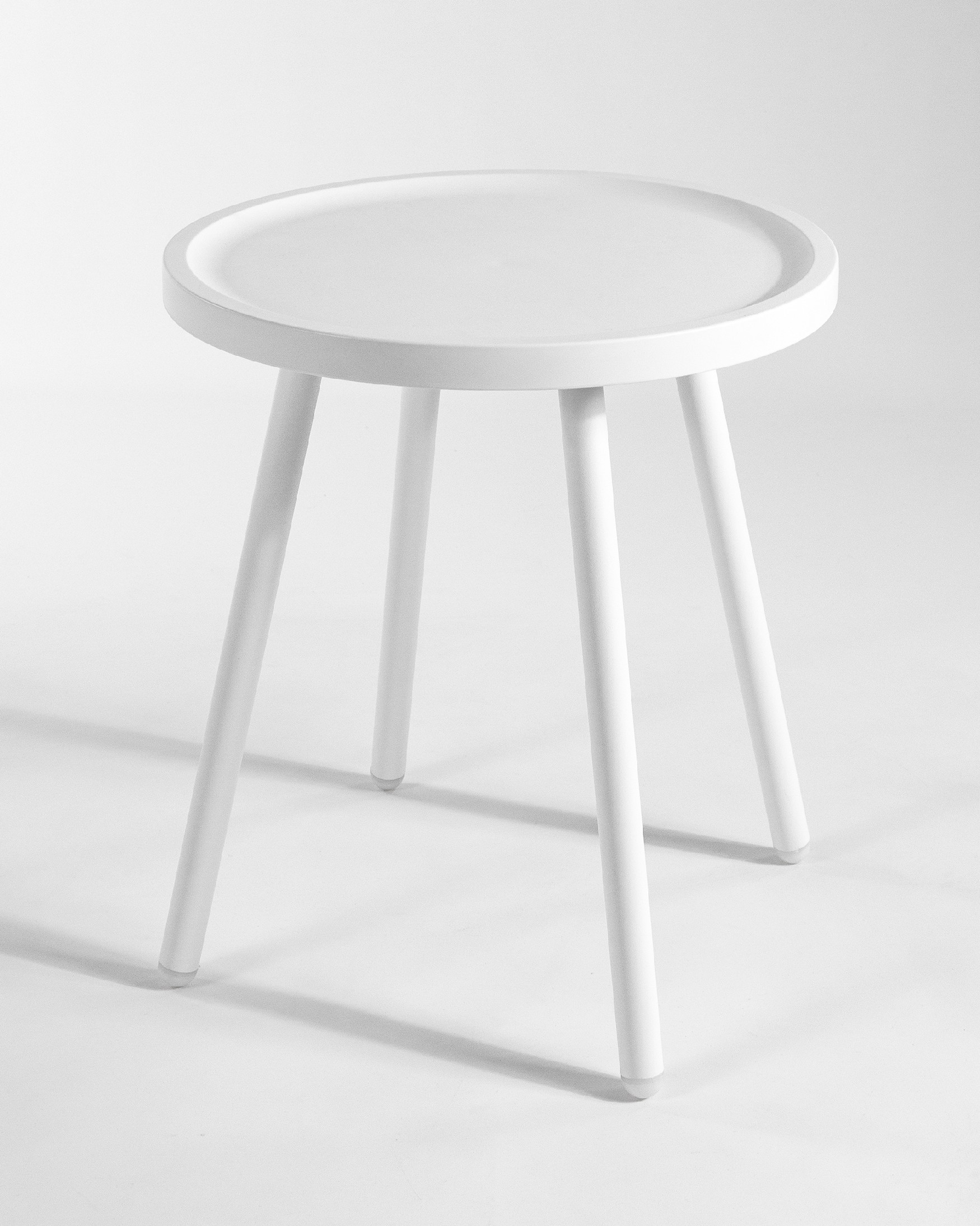 Saba white side table Ø 40 cm