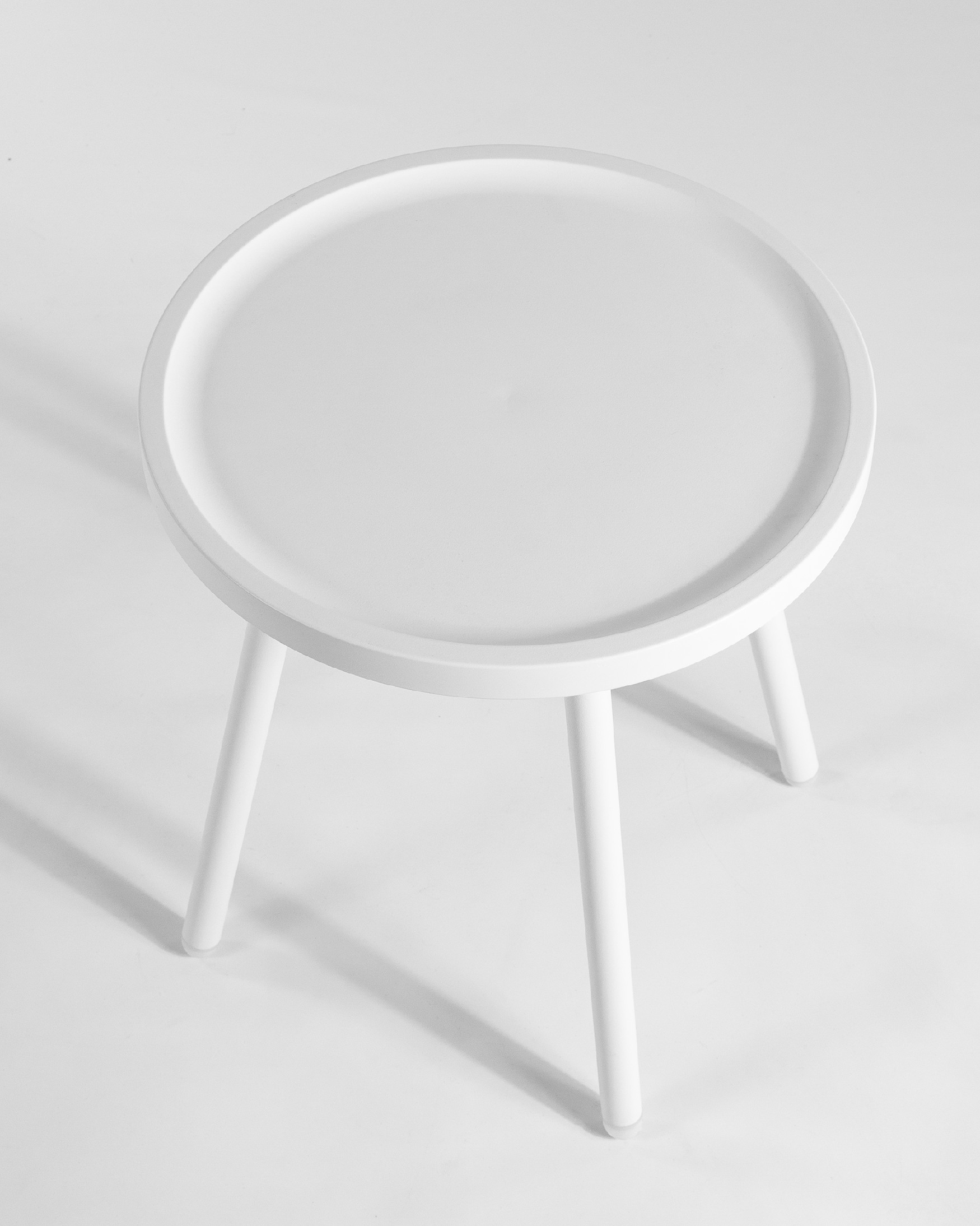 Saba white side table Ø 40 cm