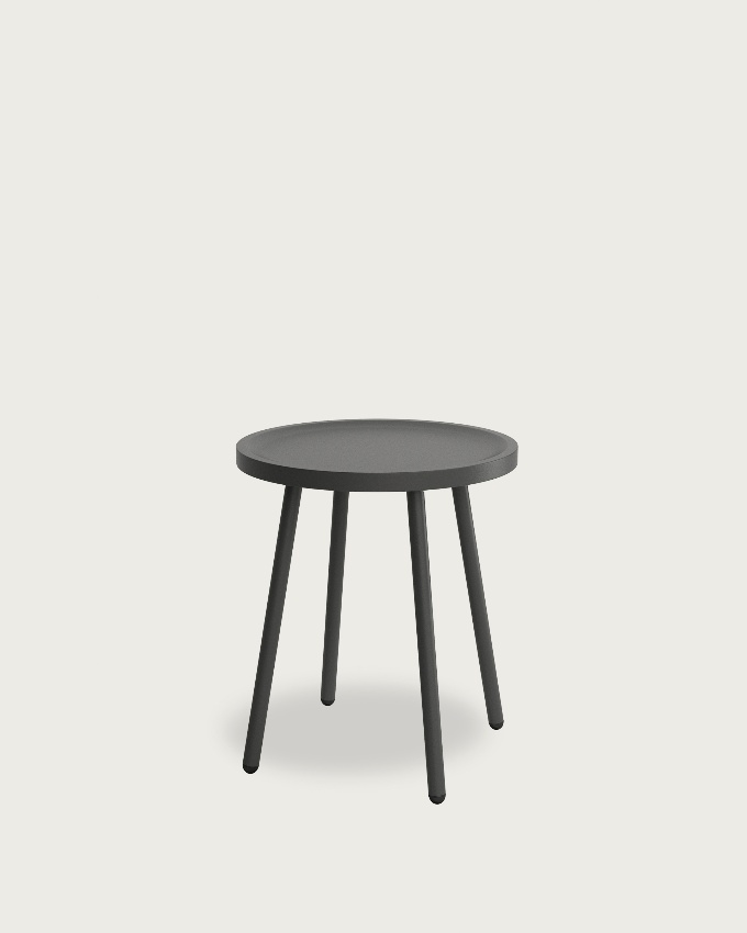 Saba auxiliary table graphite Ø 40 cm