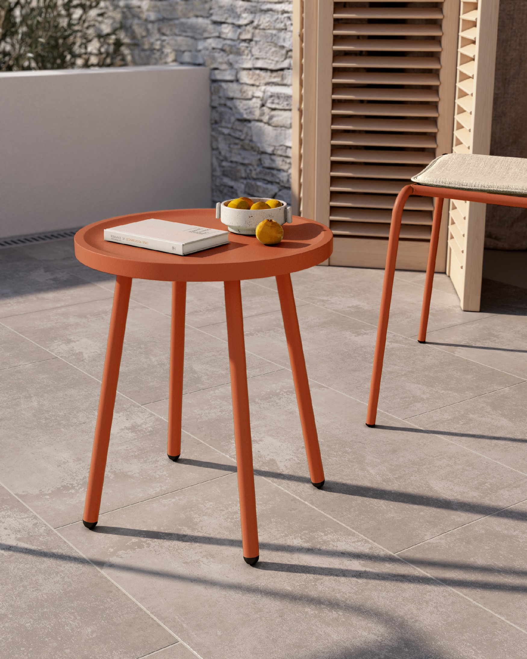 Table d'appoint Saba tuile Ø 40 cm