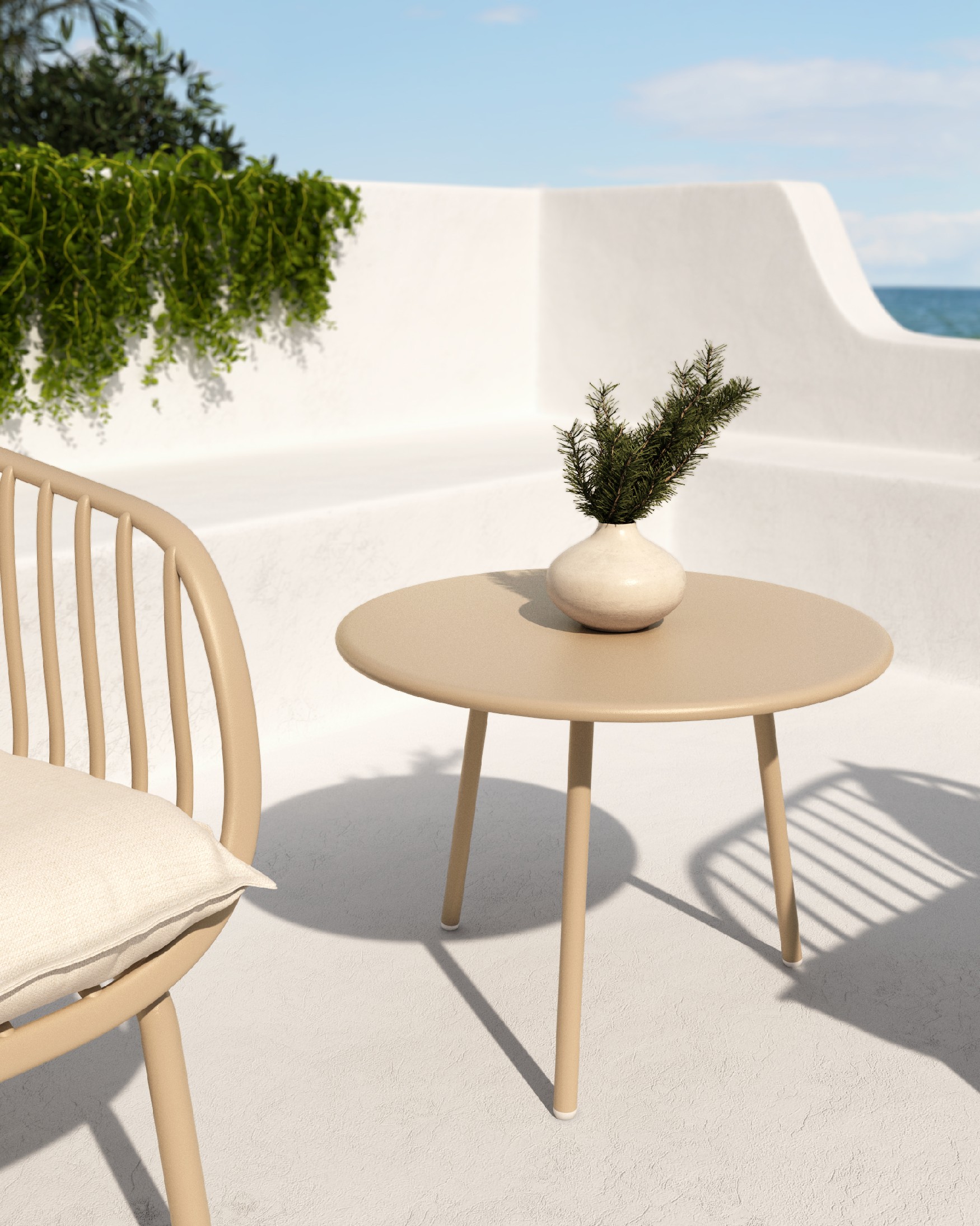 Samoa sand side table Ø 60 cm