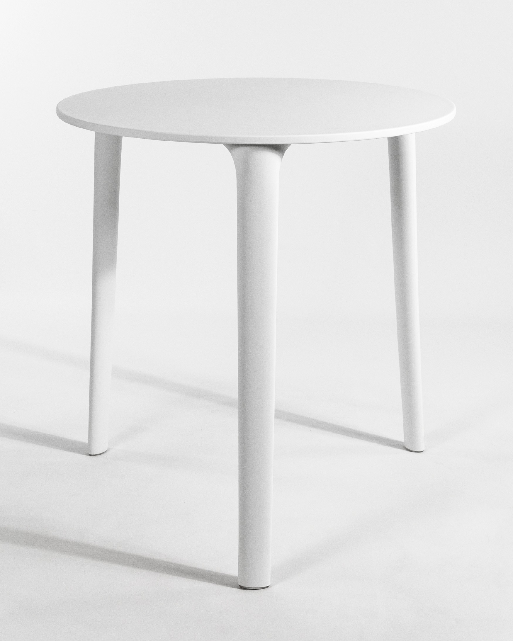 Mesa Sulu de exterior redonda de polipropileno blanco Ø 70 cm