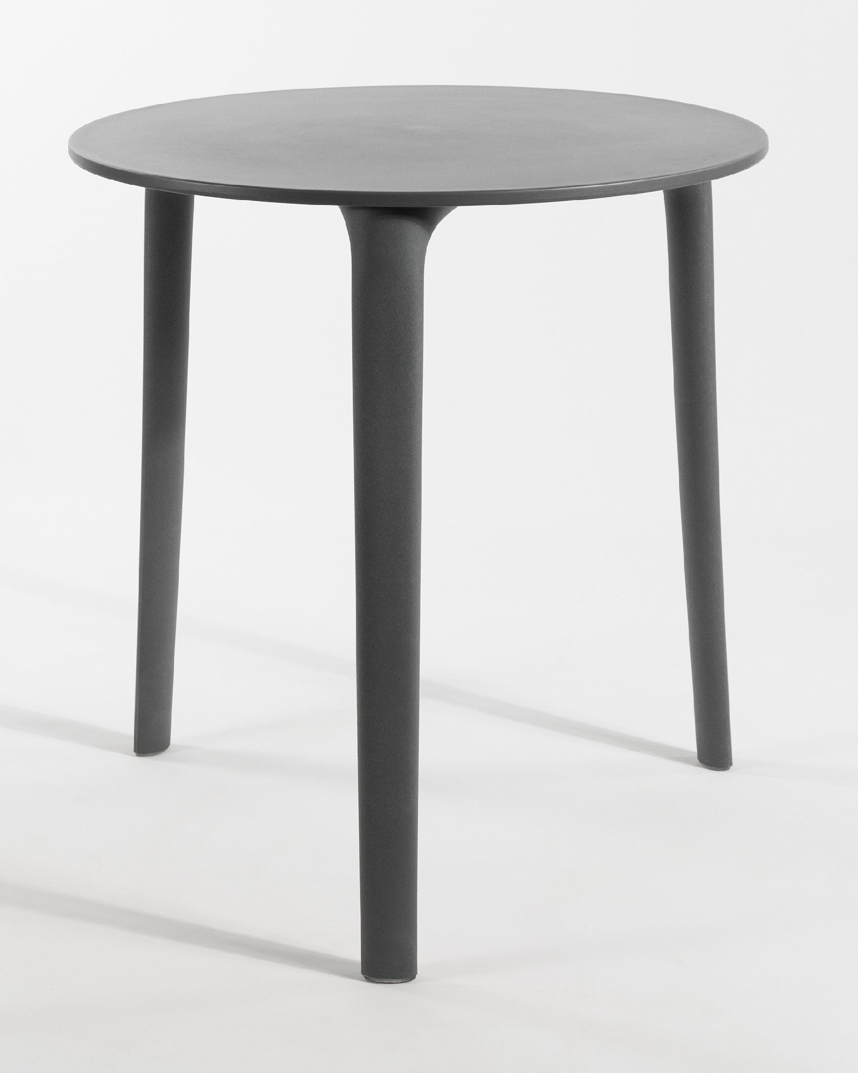 Sulu round outdoor table made of graphite polypropylene Ø 70 cm