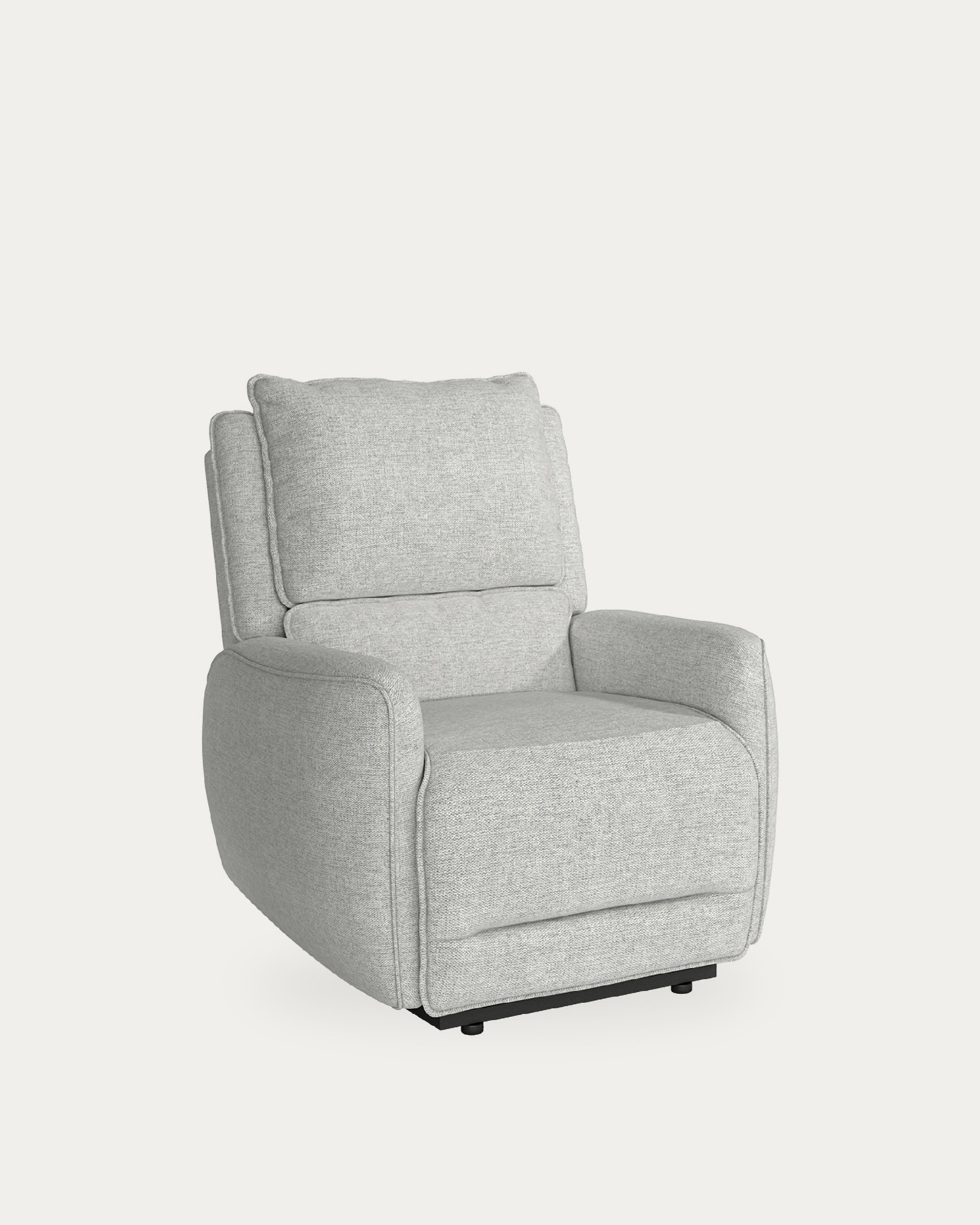 Electric sofa Teseo 1 seat upholstered gray