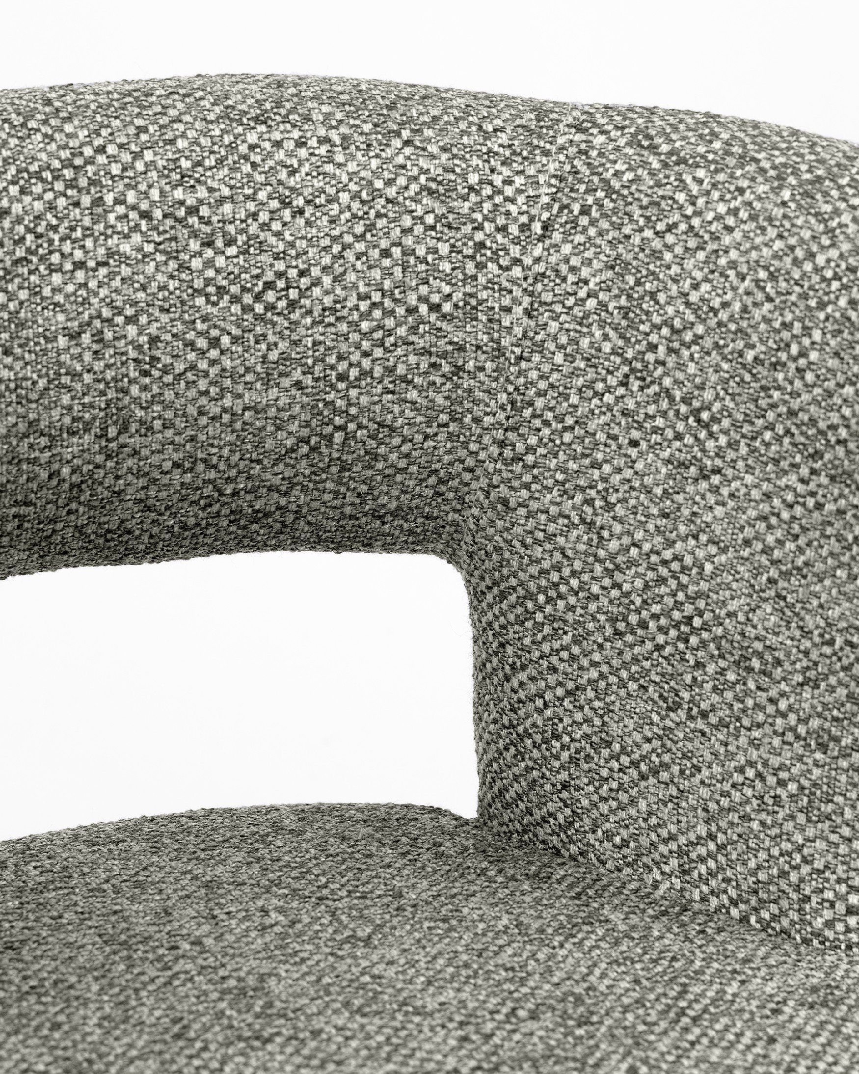Swivel armchair 360º Totem with gray upholstery