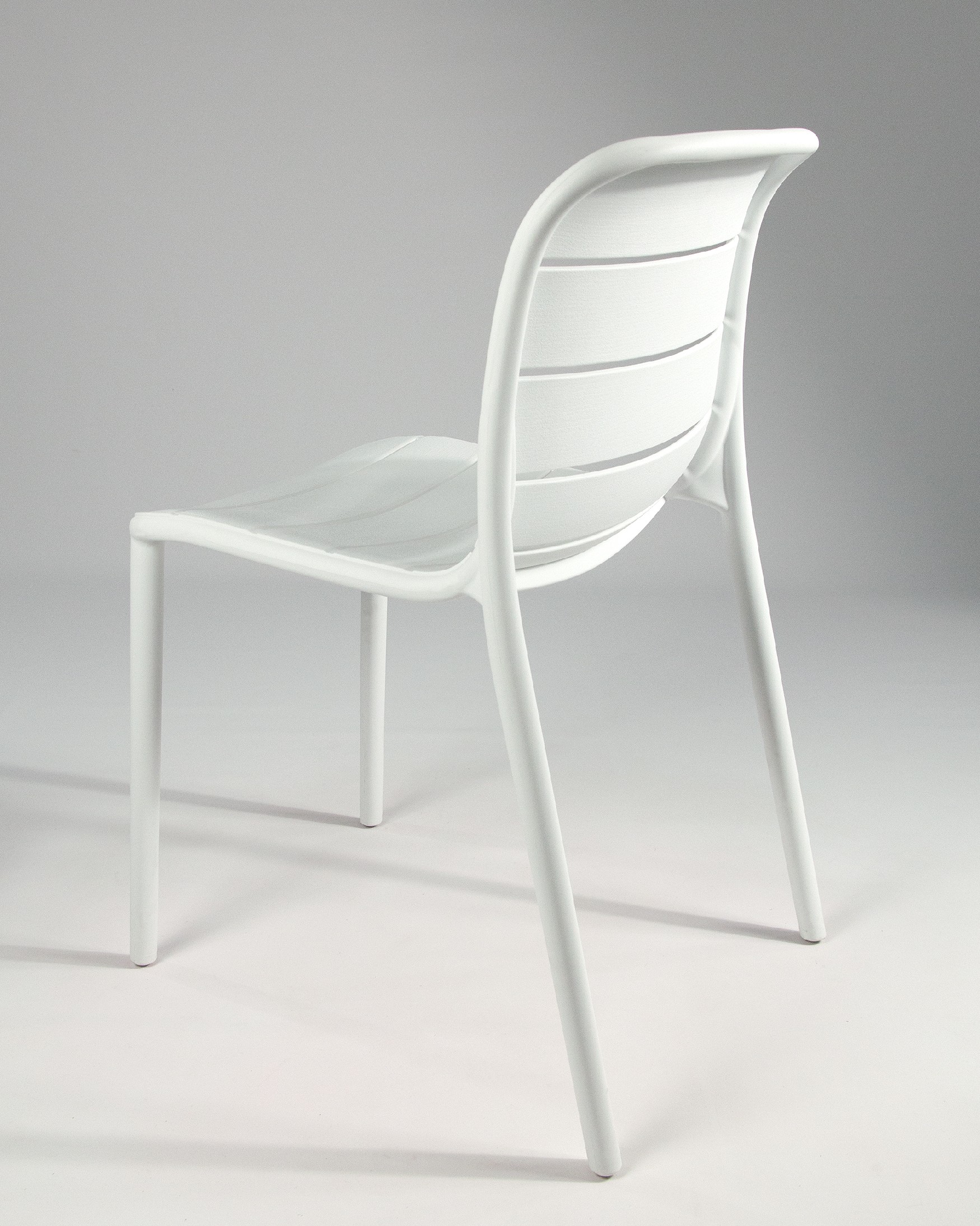Chaise Tulum en polypropylène blanc