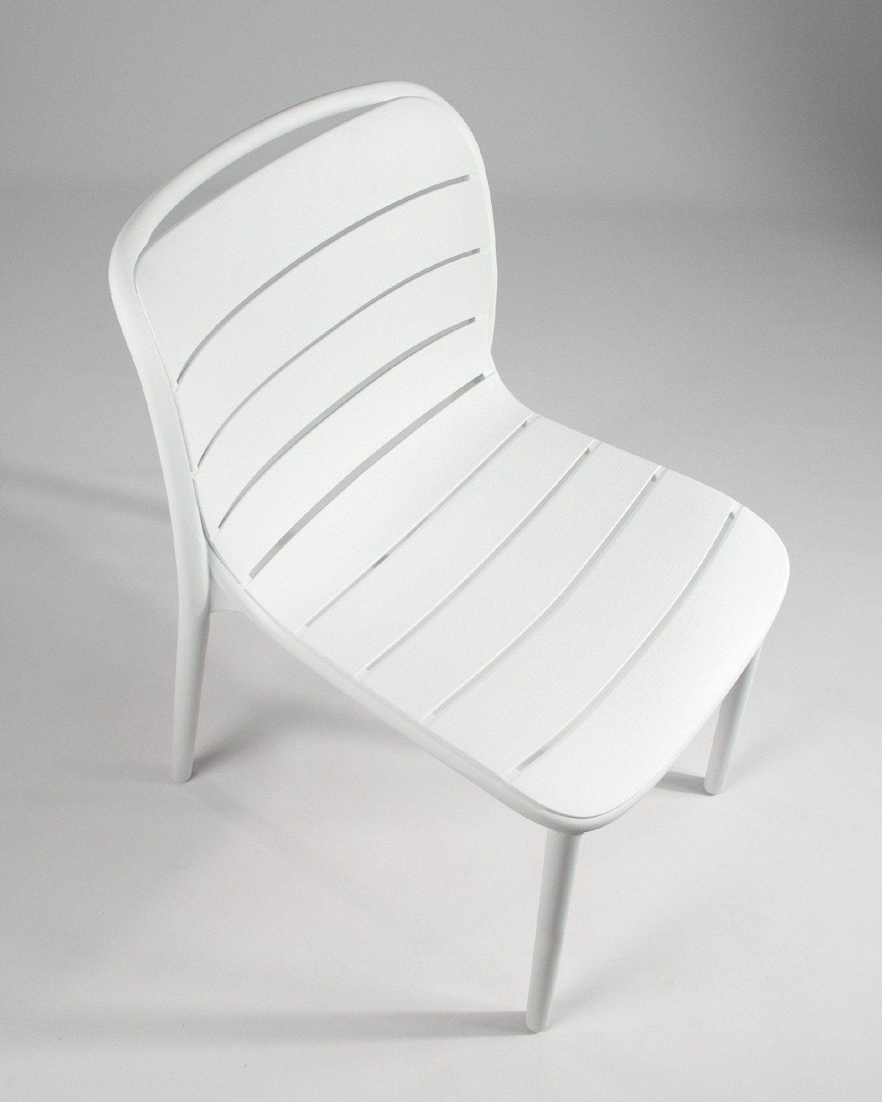 Chaise Tulum en polypropylène blanc