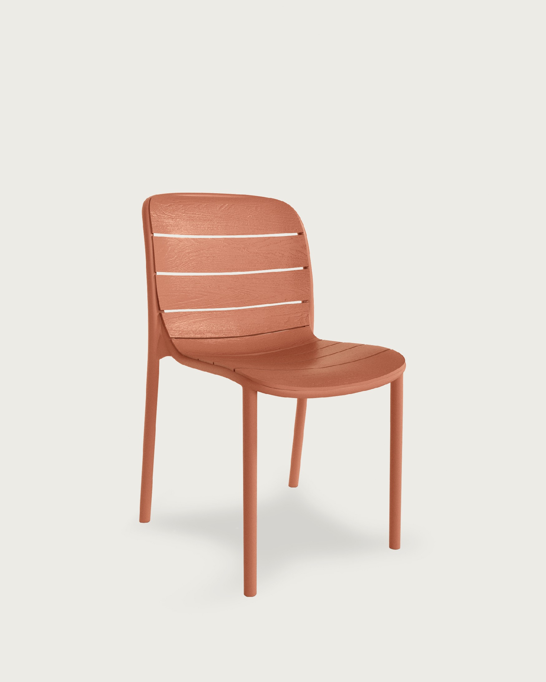 Chaise Tulum en polypropylène tuilé
