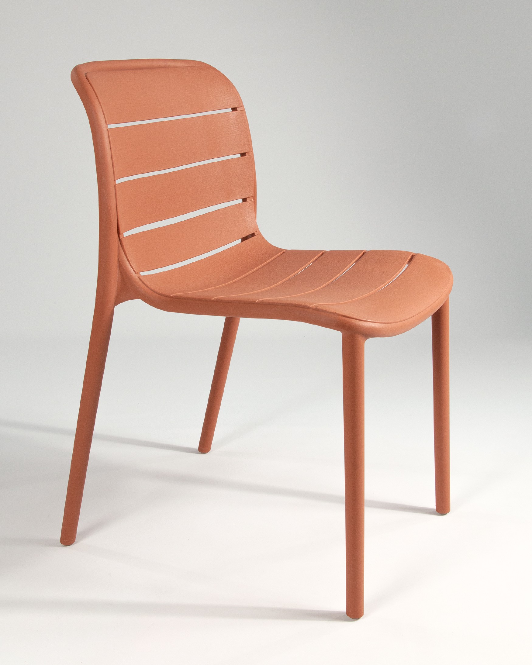 Chaise Tulum en polypropylène tuilé