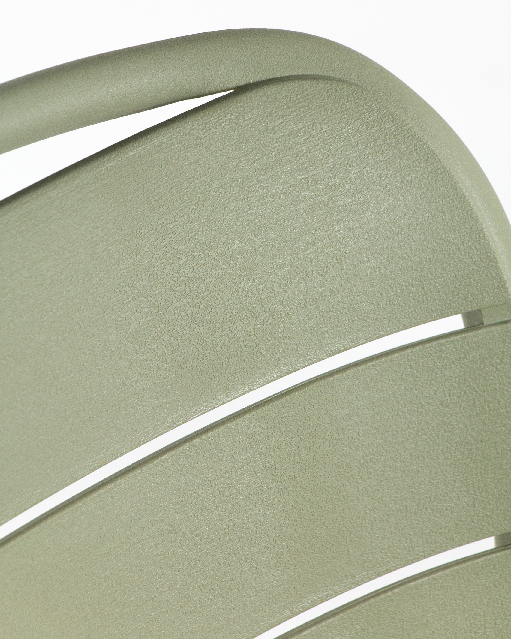Tulum chair in chalk green polypropylene