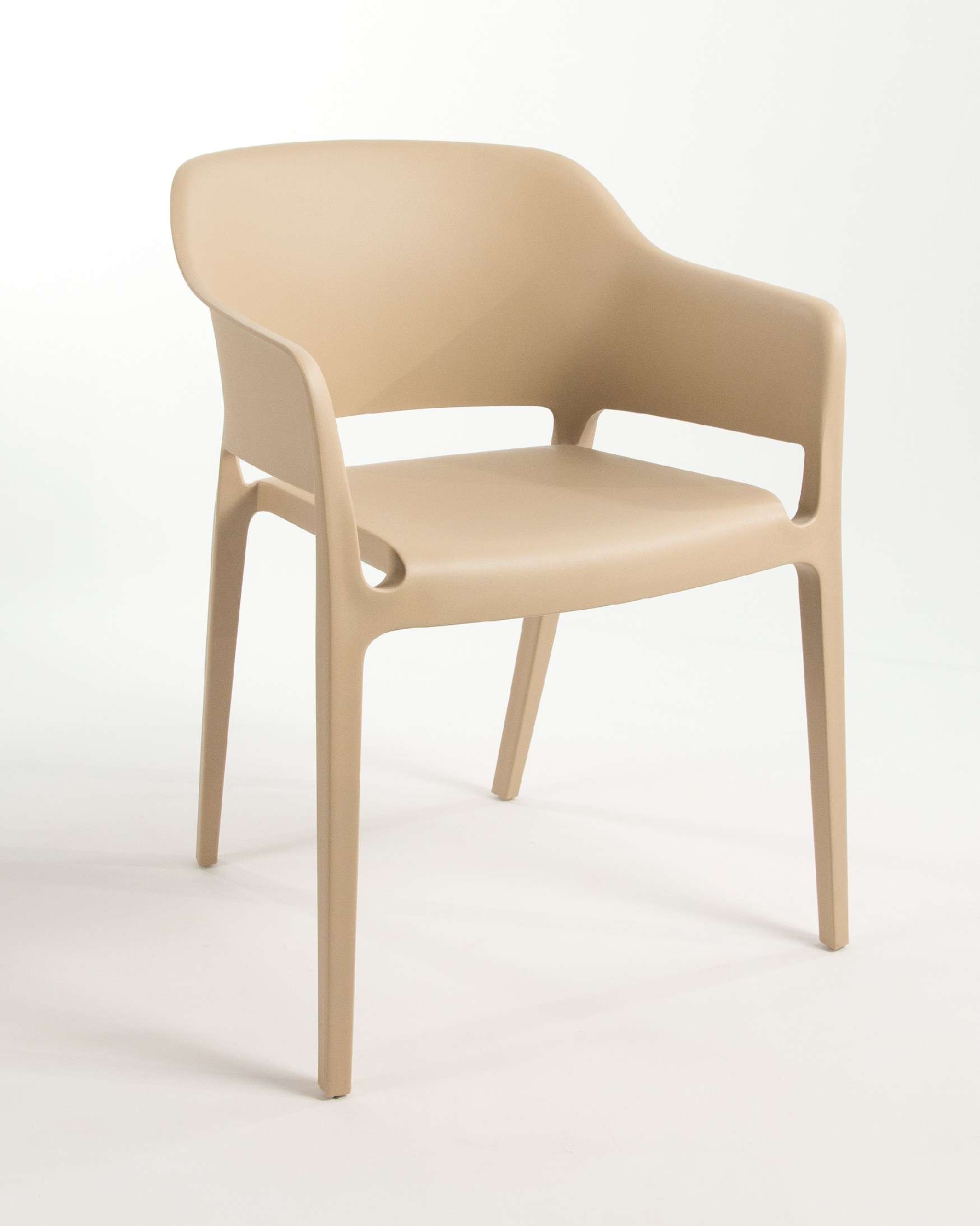 Chaise Valeta en polypropylène sable