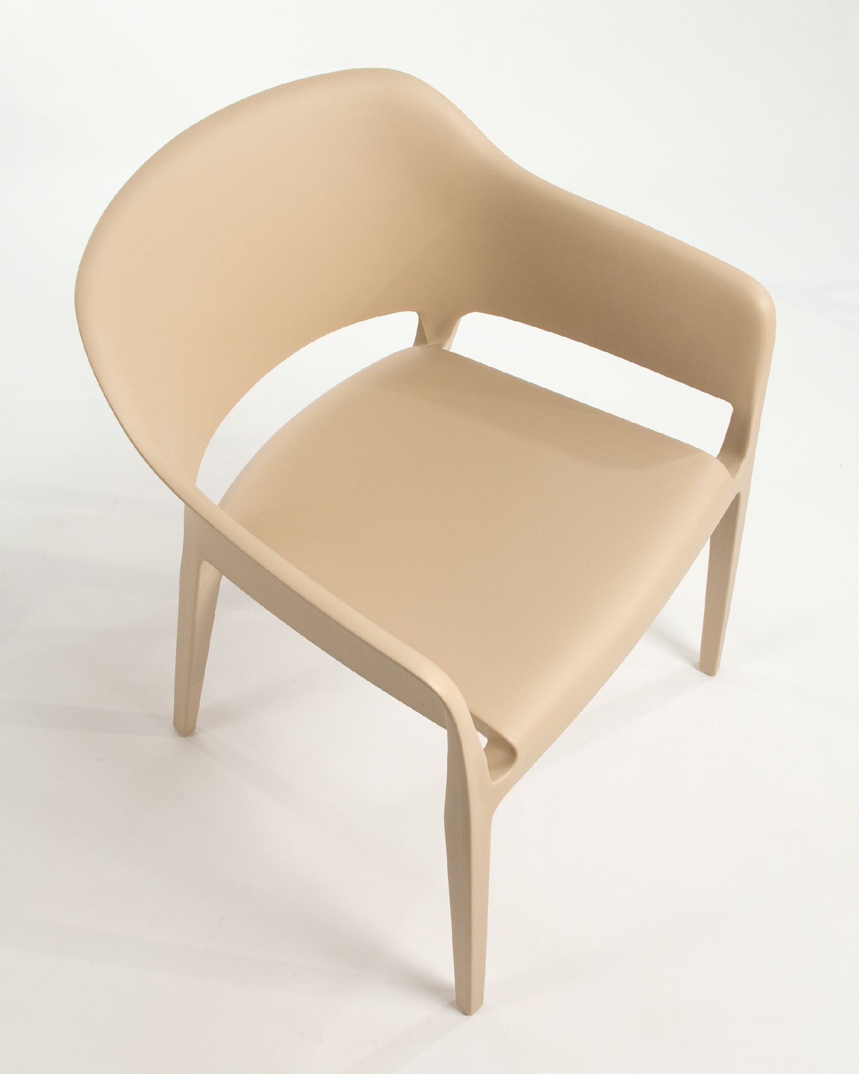 Chaise Valeta en polypropylène sable