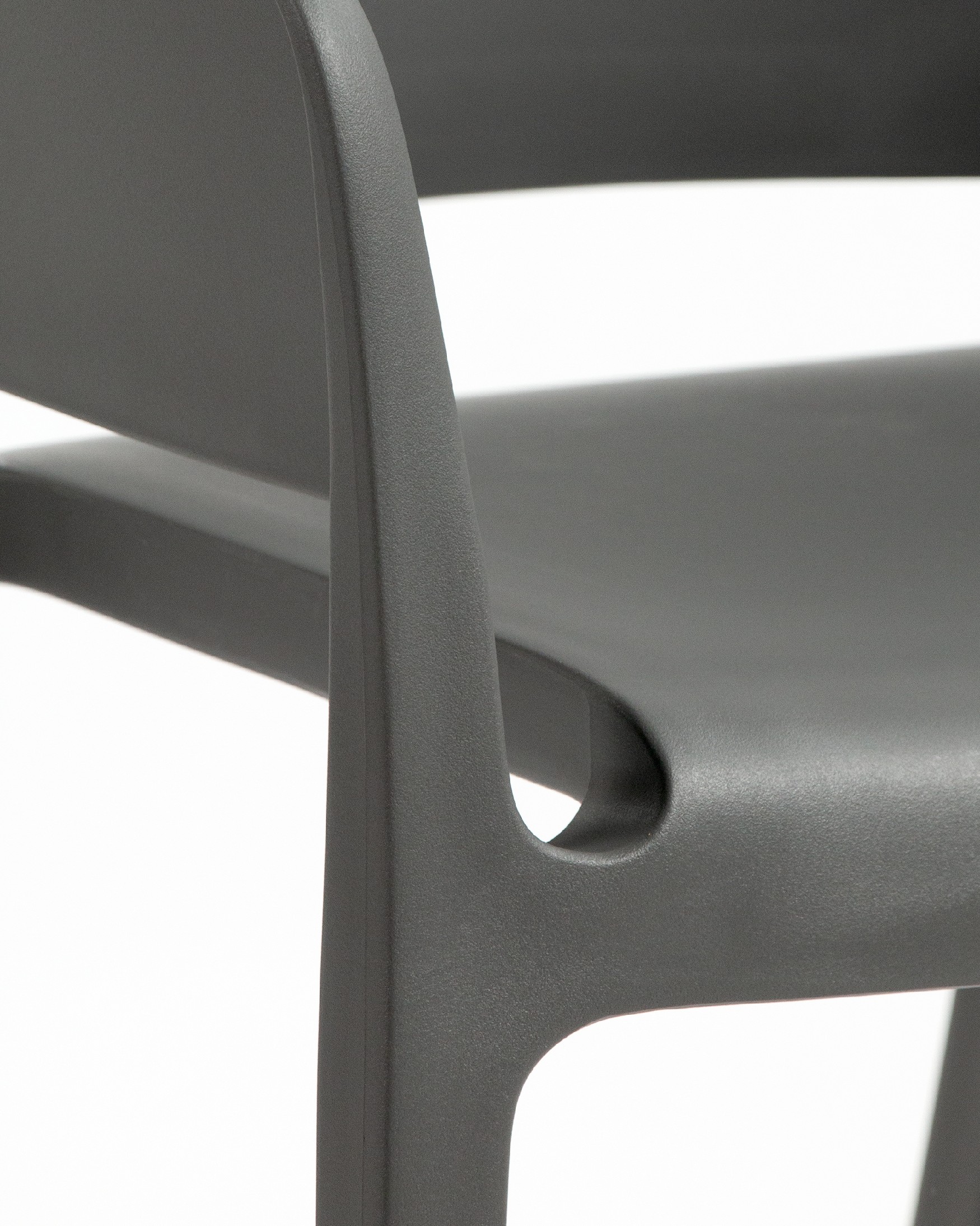 Valeta graphite polypropylene chair