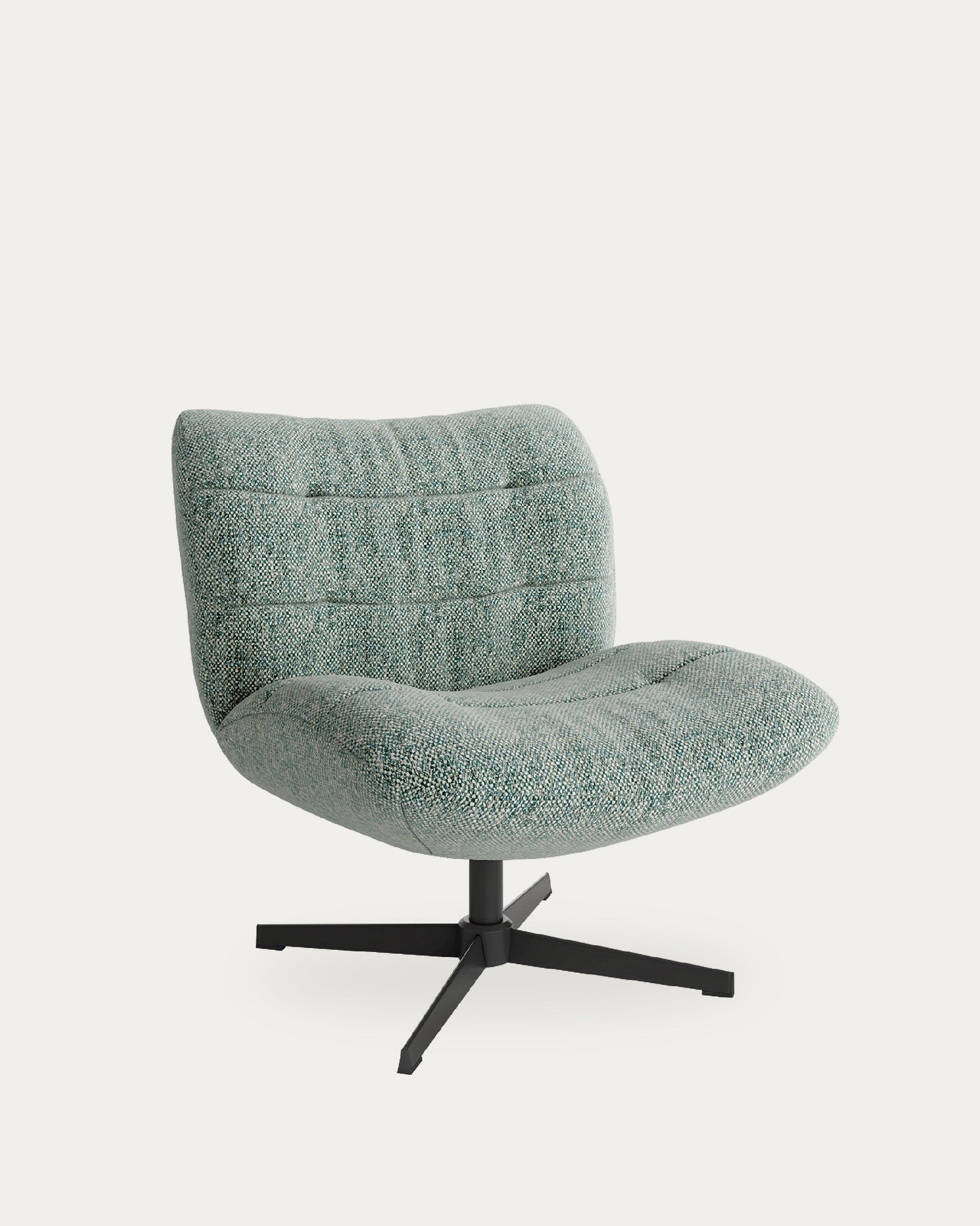 Swivel armchair 360º Vega with blue upholstery