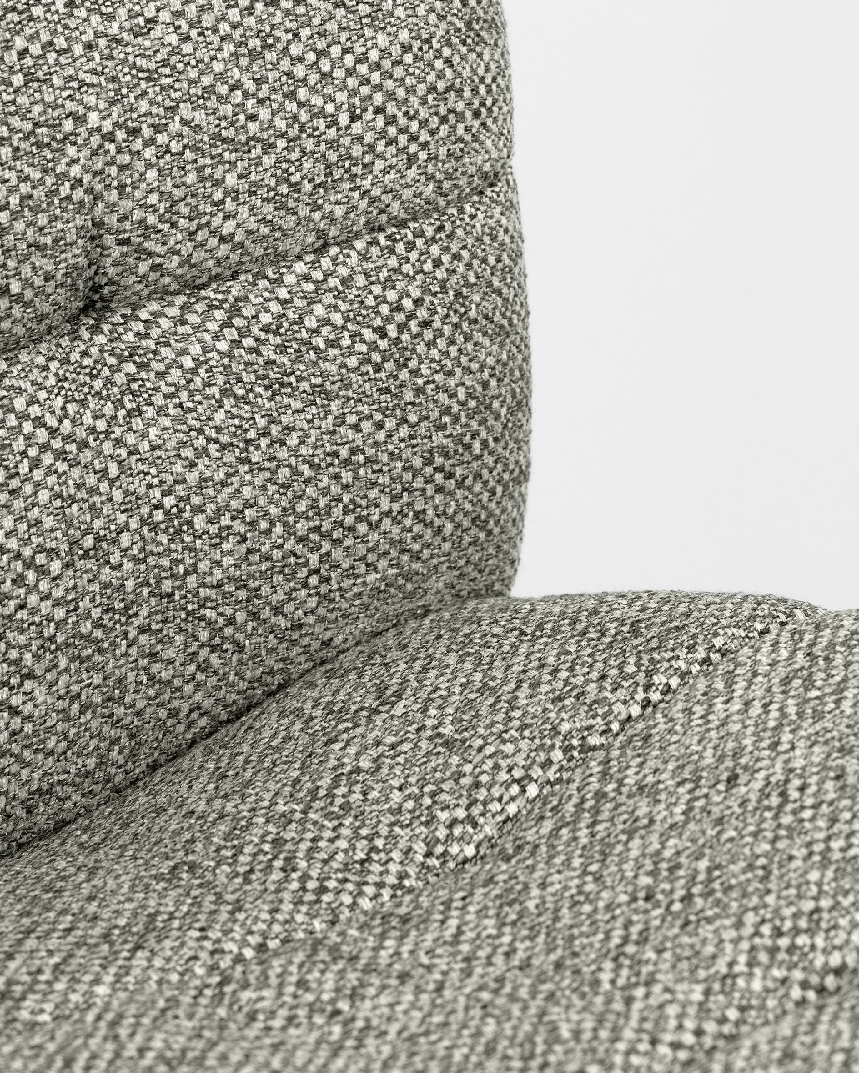 360º Swivel Armchair Vega with gray upholstery