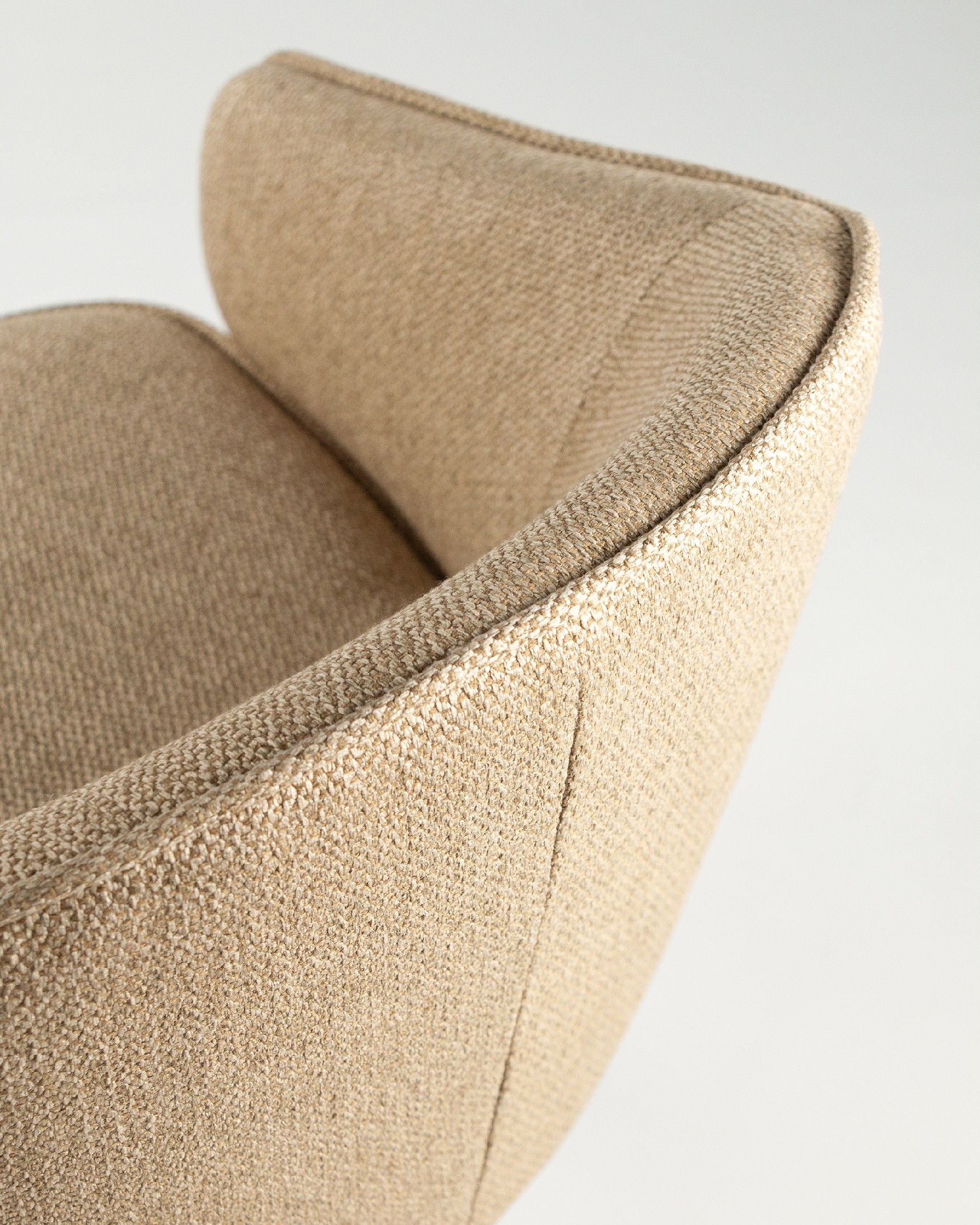 Verona chair with mustard upholstery and black metal legs