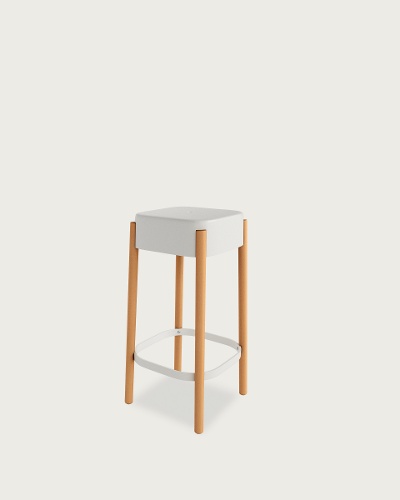 White - Wooden legs